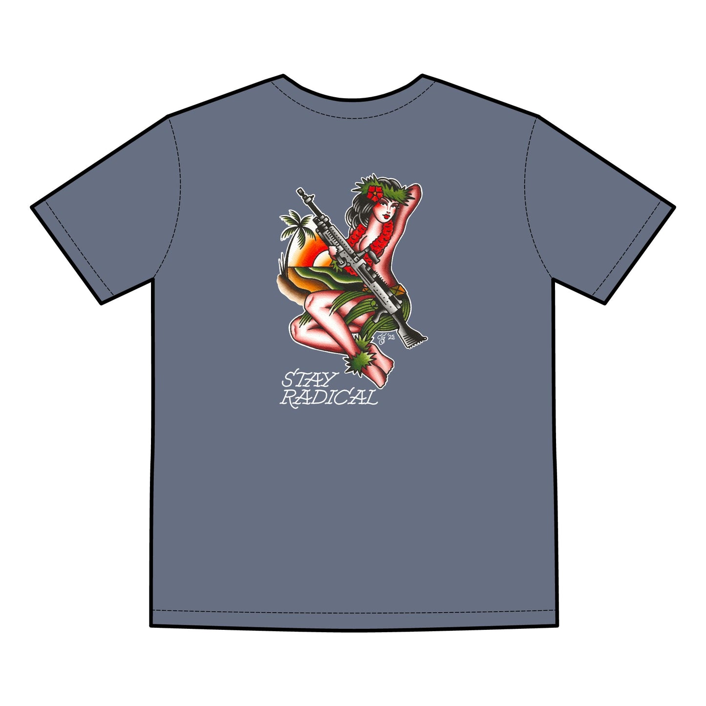 Aloha Heat Faded Tee