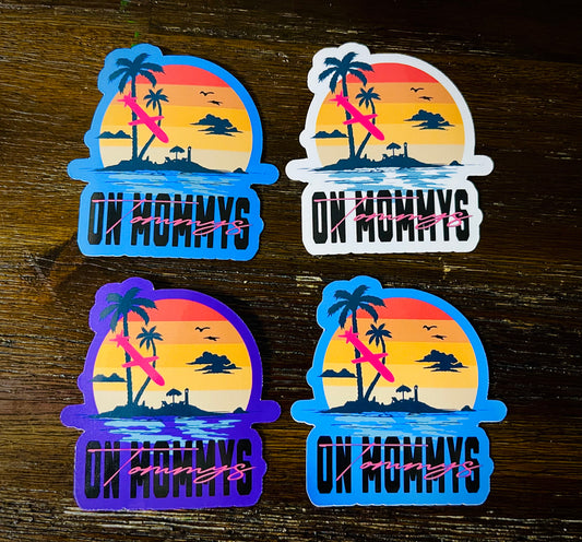 Tommy On Mommys Stickers (Qty 6)