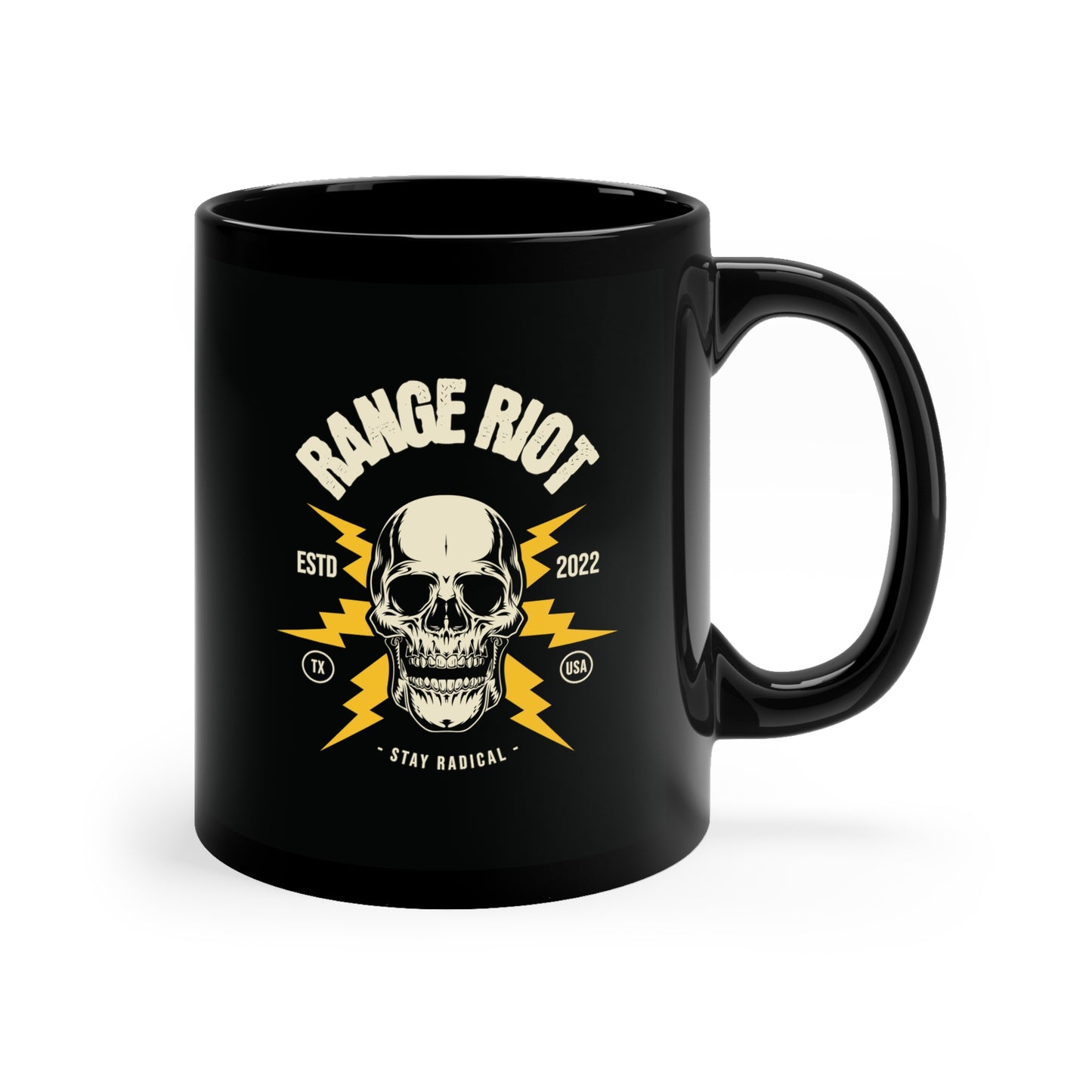 Range Riot 11oz Black Mug