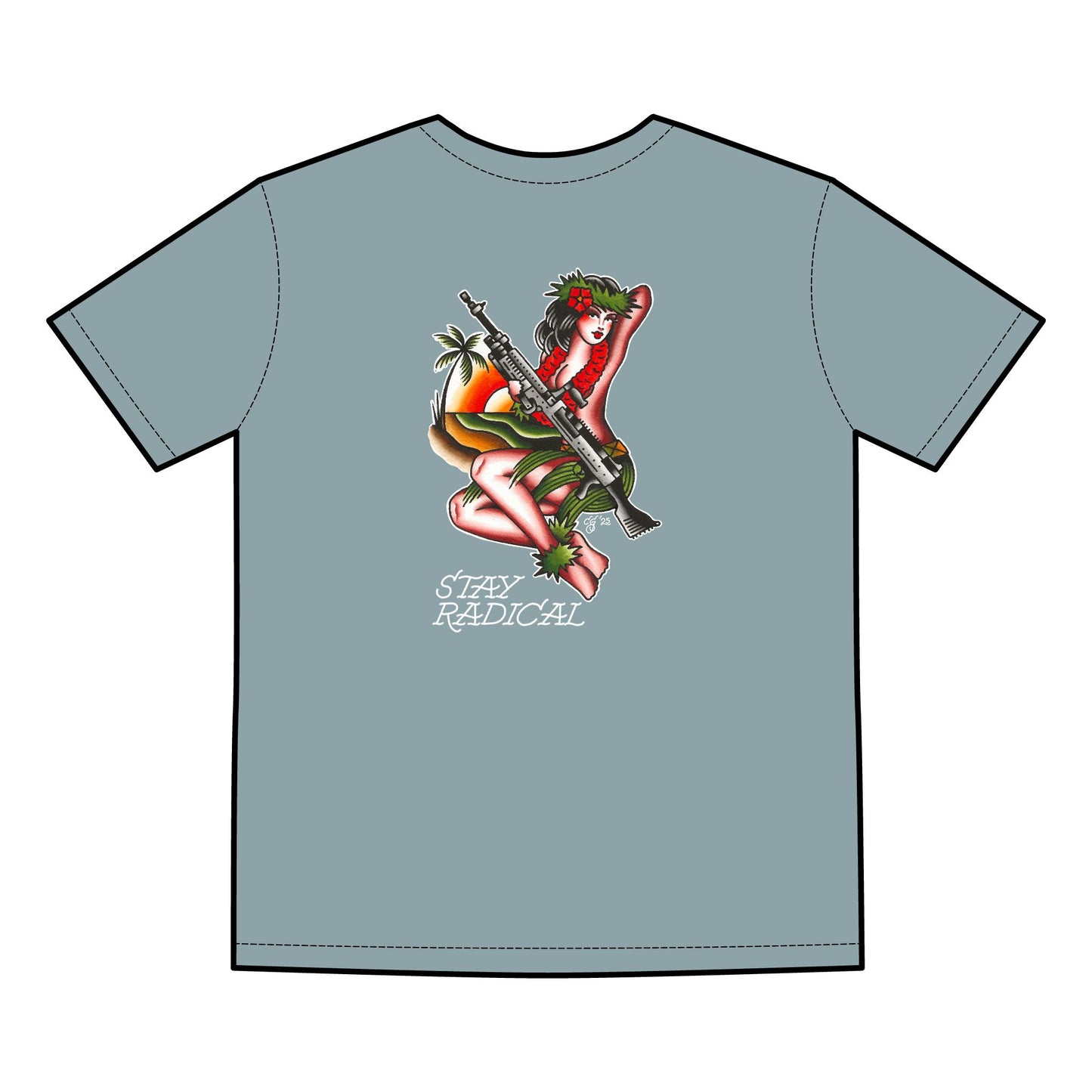 Aloha Heat Faded Tee