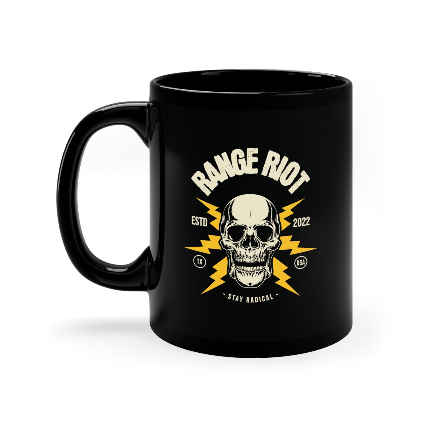 Range Riot 11oz Black Mug