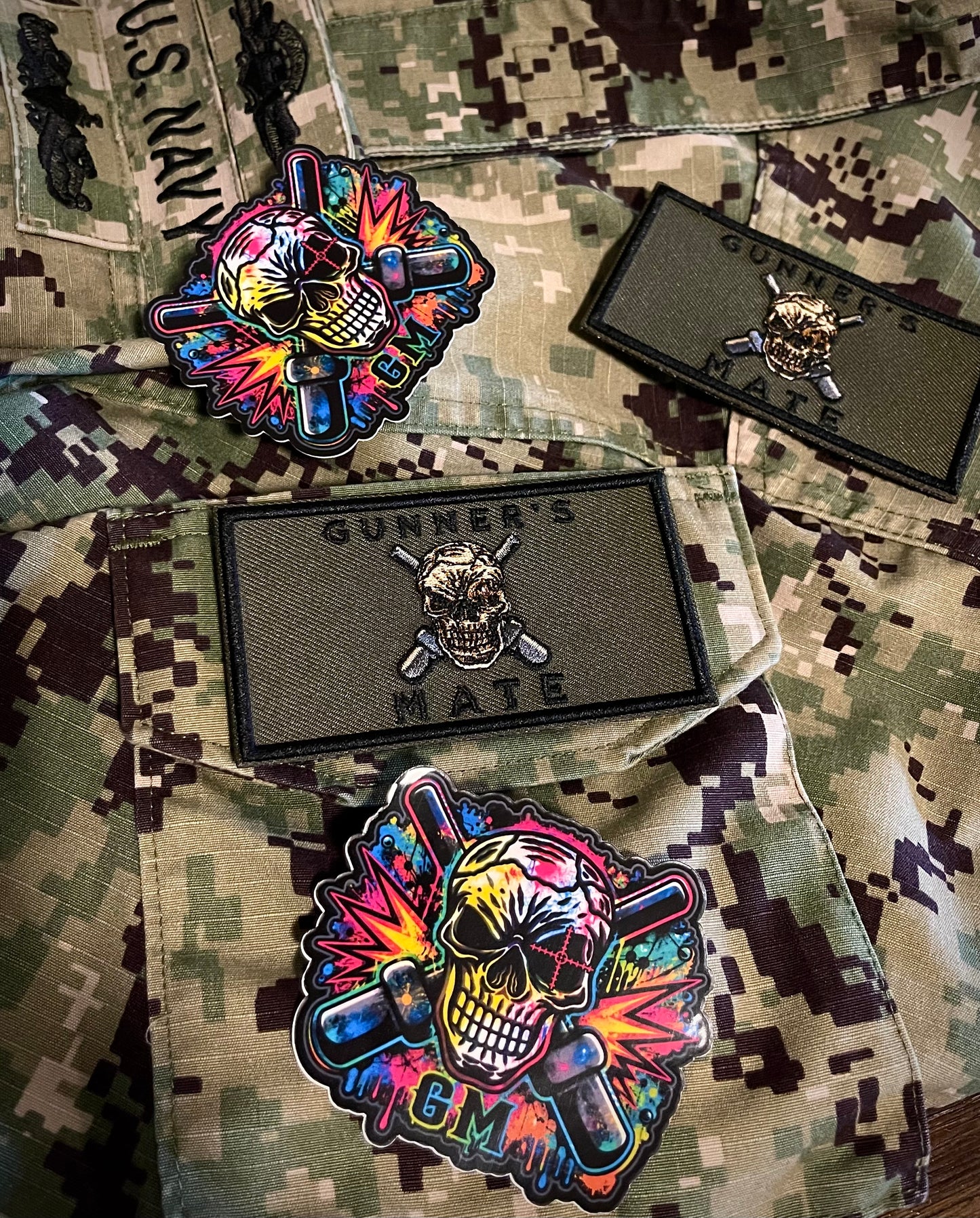 GnarCity Skully Patch (Qty 1)