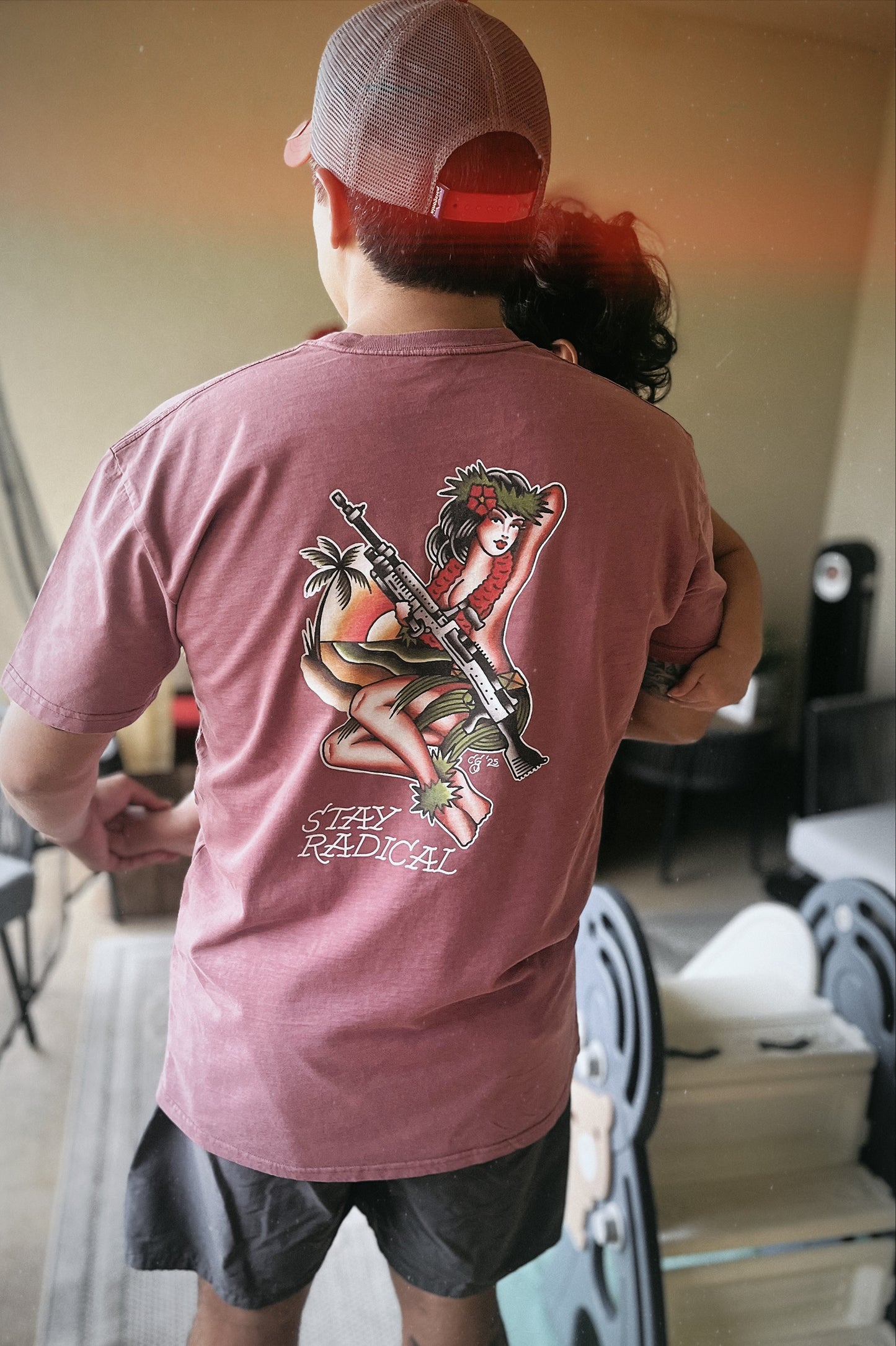 Aloha Heat Faded Tee