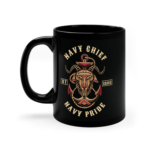 Goat OG Black Coffee Mug, 11oz