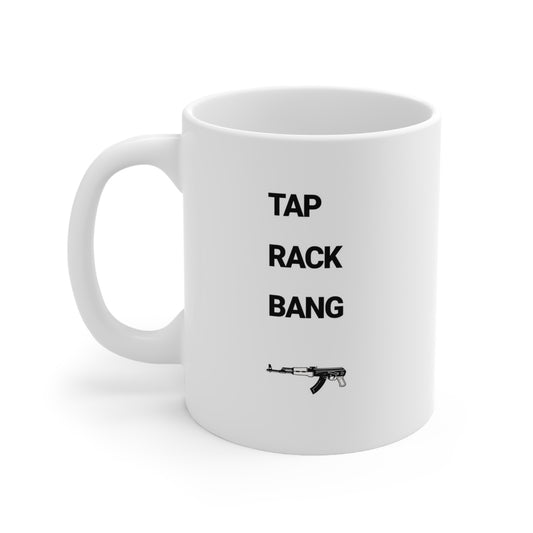 Tap Rack Bang Ceramic Mug 11oz