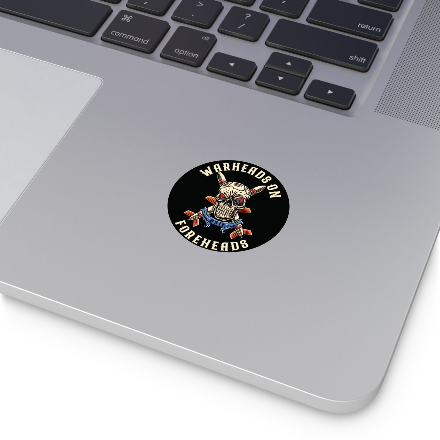 Warheads Round Vinyl 2"x2" Stickers