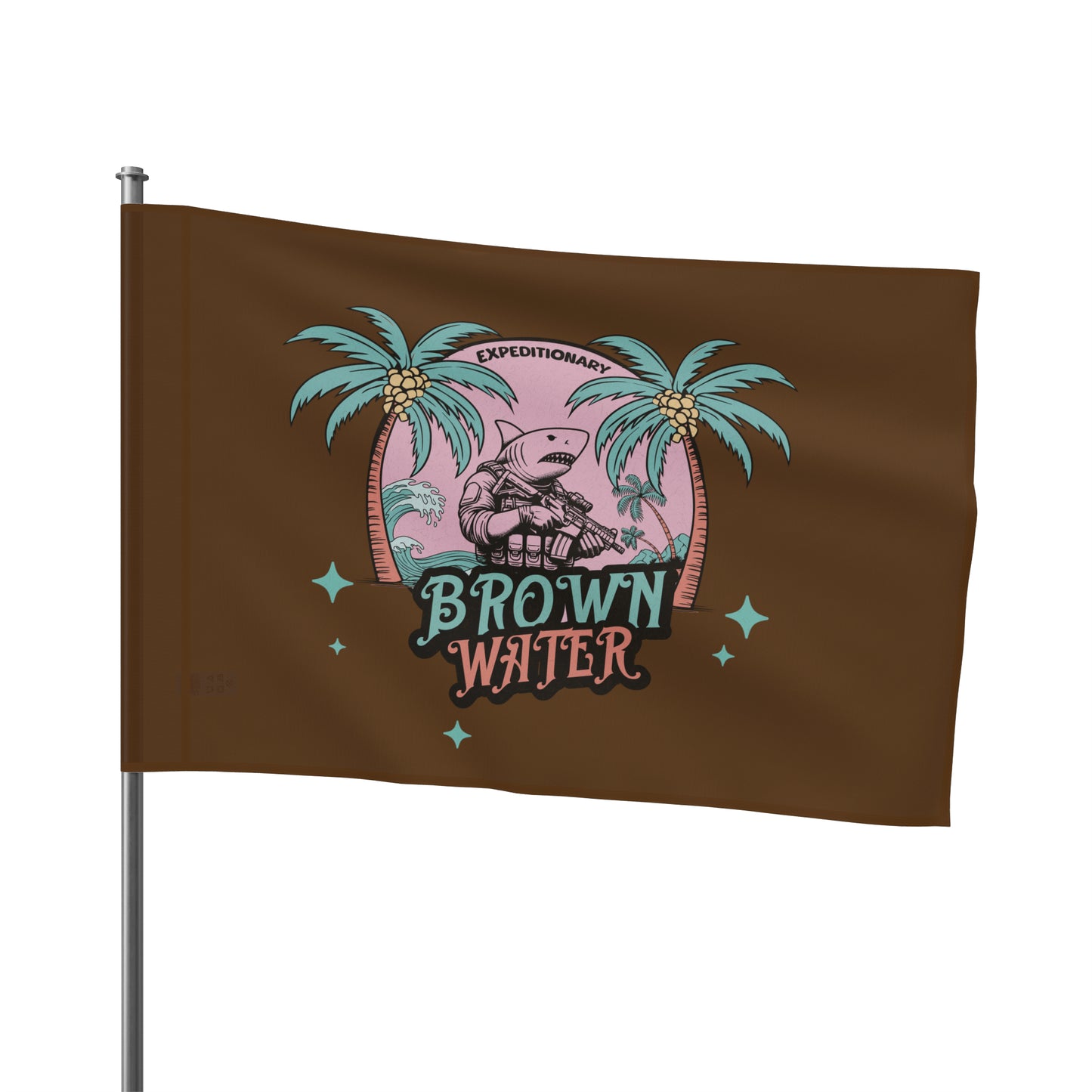 Brown Water Shark Flag