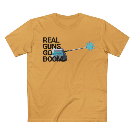 Real Guns Go Boom Adult Tee