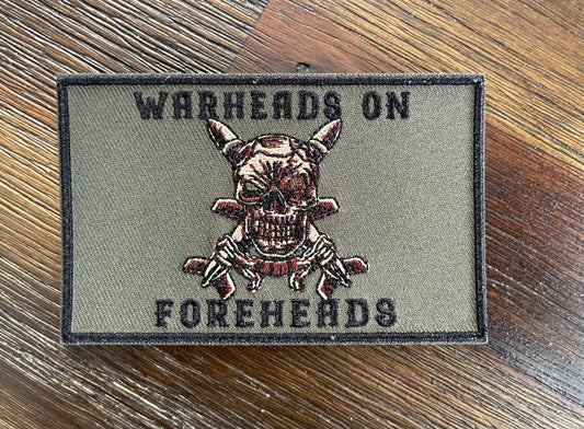 Warheads On Foreheads Patch