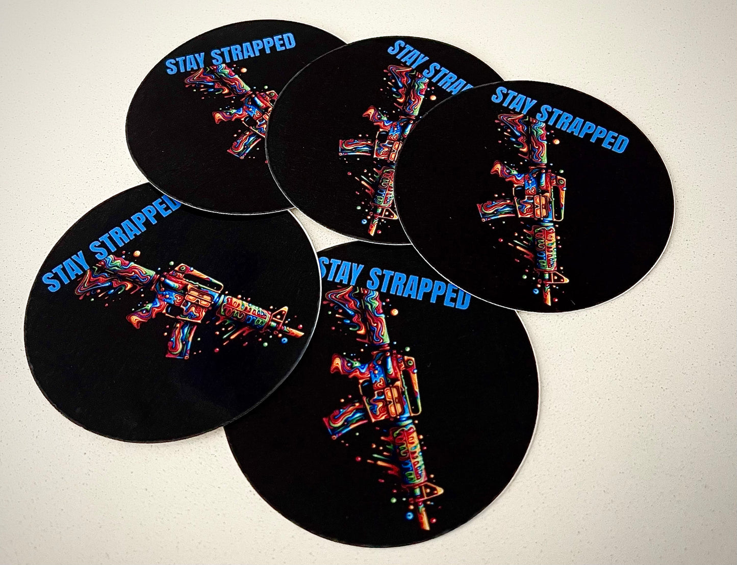 Stay Strapped Sticker Pack (QTY 10)